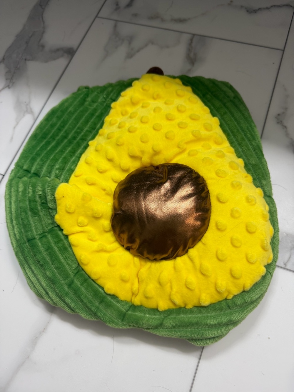 Thrills & Chills Avocado Dog Costume Green Yellow Plush Pet Halloween Costume